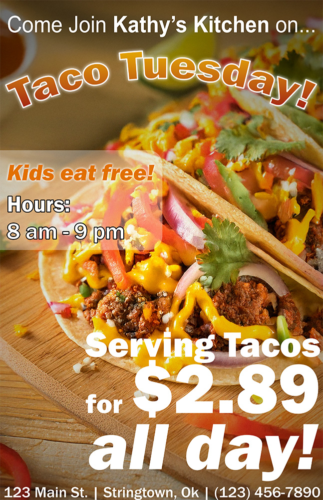 Restaurant Advertisment.