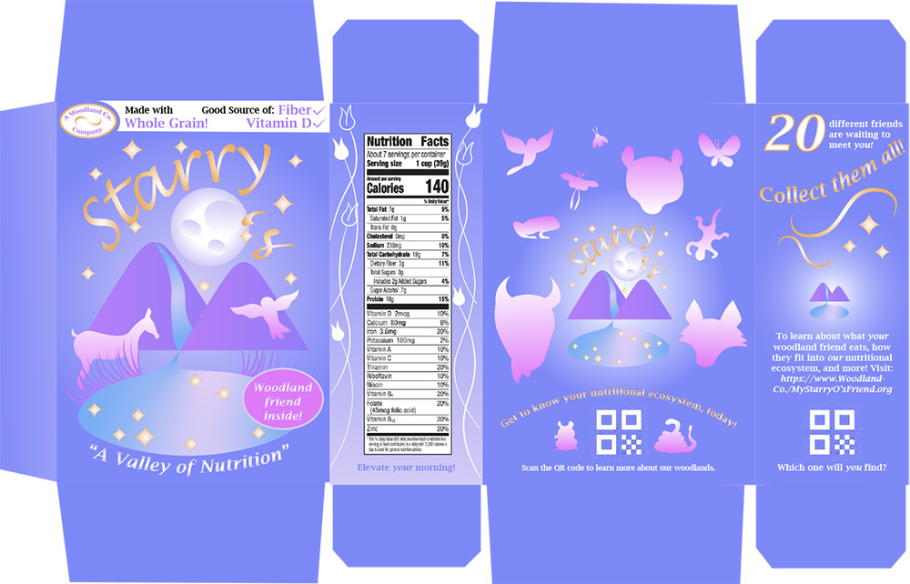 Cereal Box Packiaging Design.