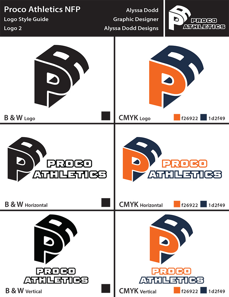 Proco Athletics Logo.