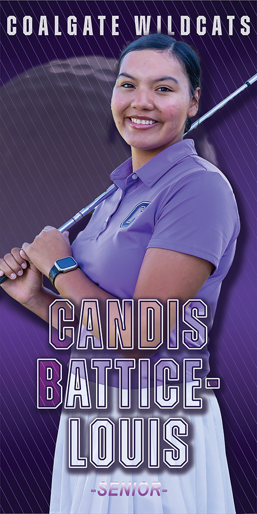 Coalgate High School Golf Banner.