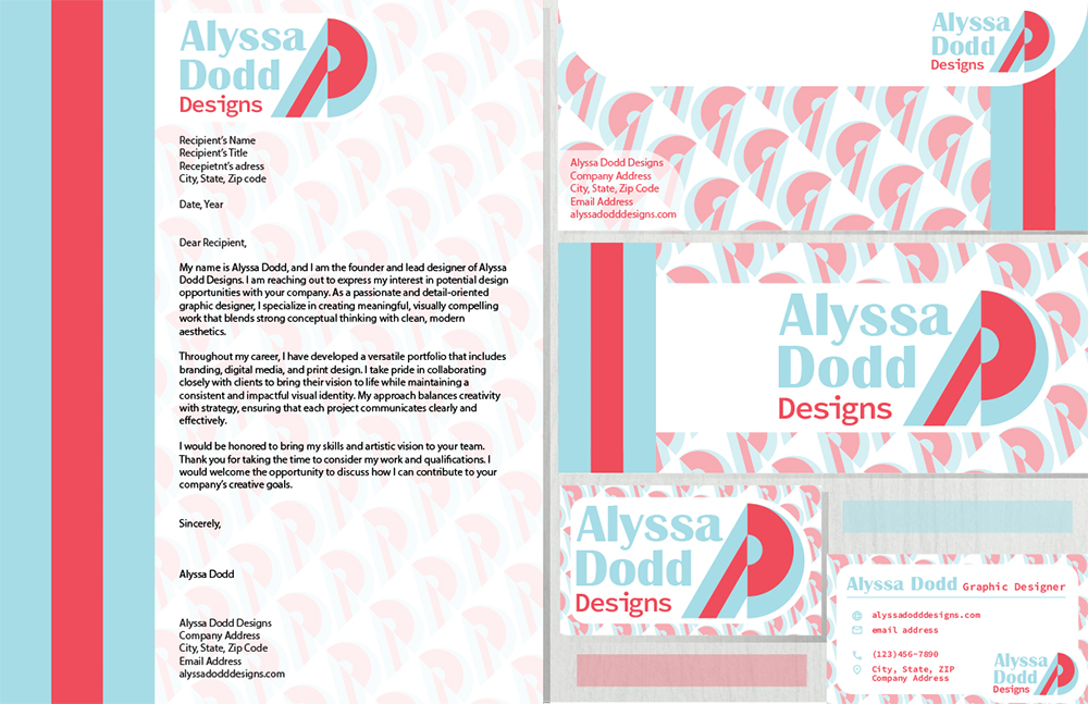 Personal Branding Layout.