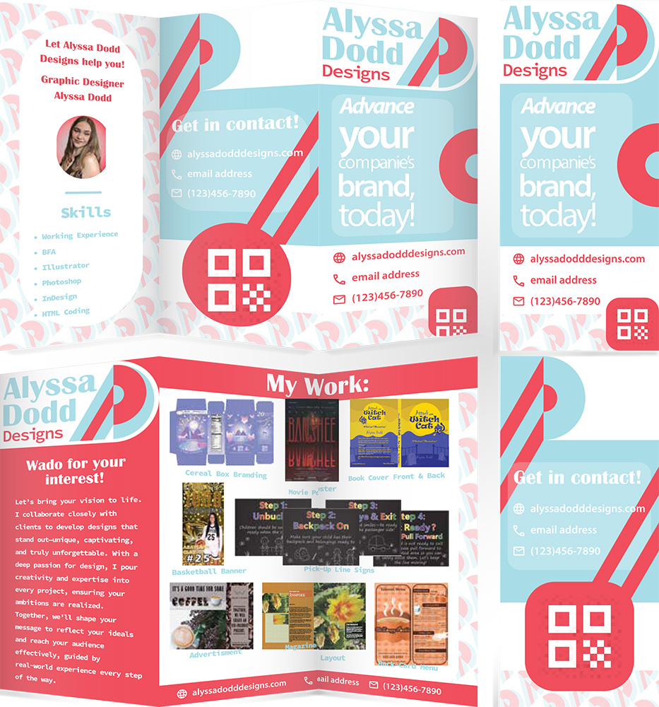 Personal Trifold Mockup.