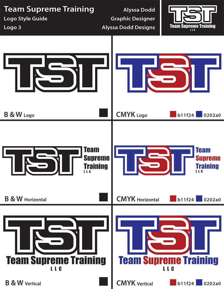 Team Supreme Style Guides.