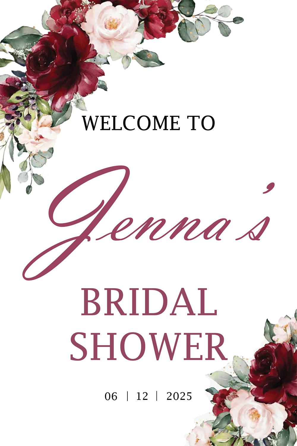 Bridal Shower Poster.