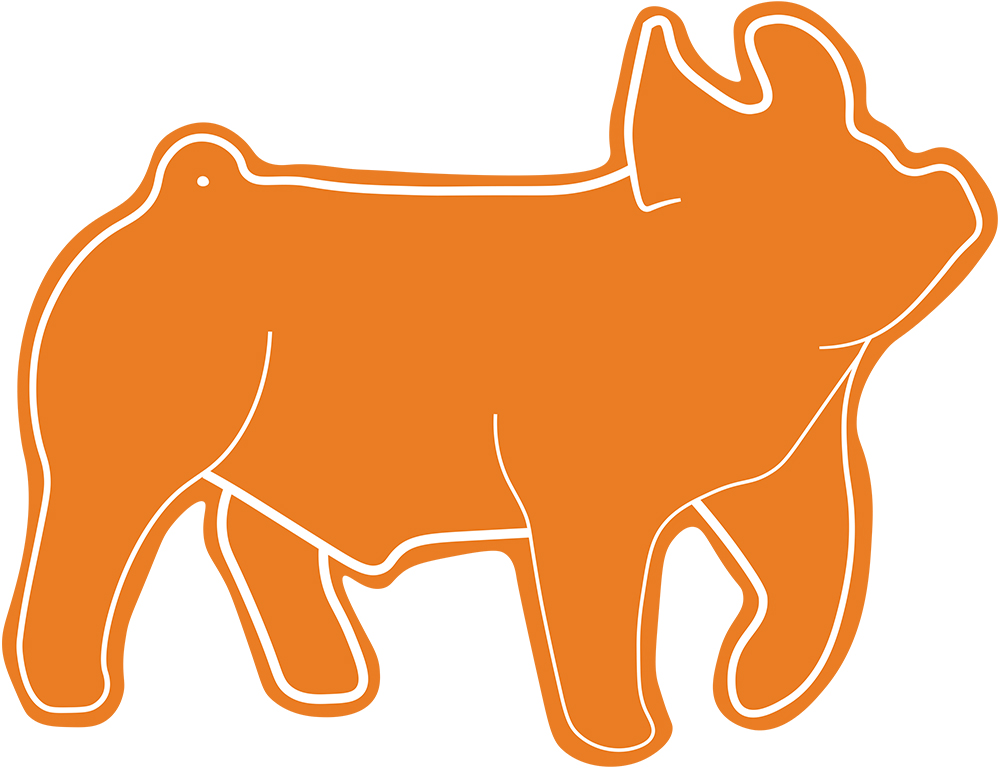 4H Showpig Sign.