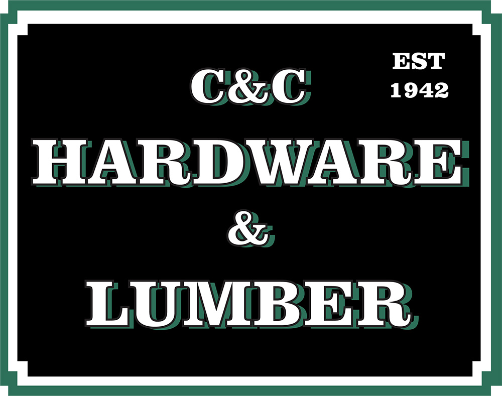 C&C Hardware and Lumber Sign.