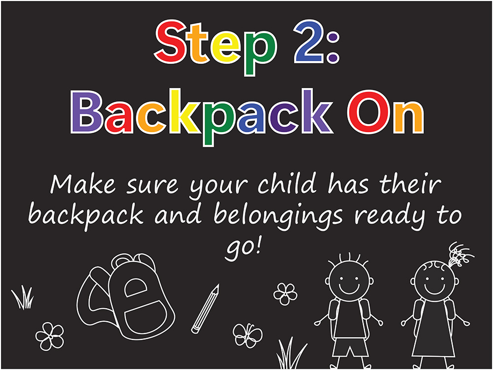 Atoka Elementary School Pickup Line Sign.