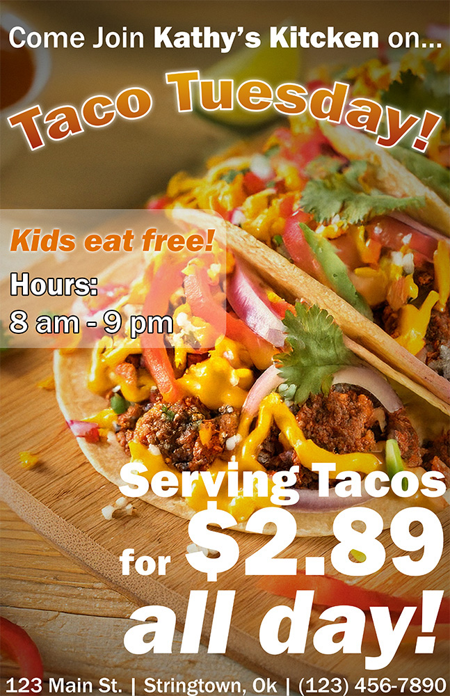 Restaurant Advertisment.