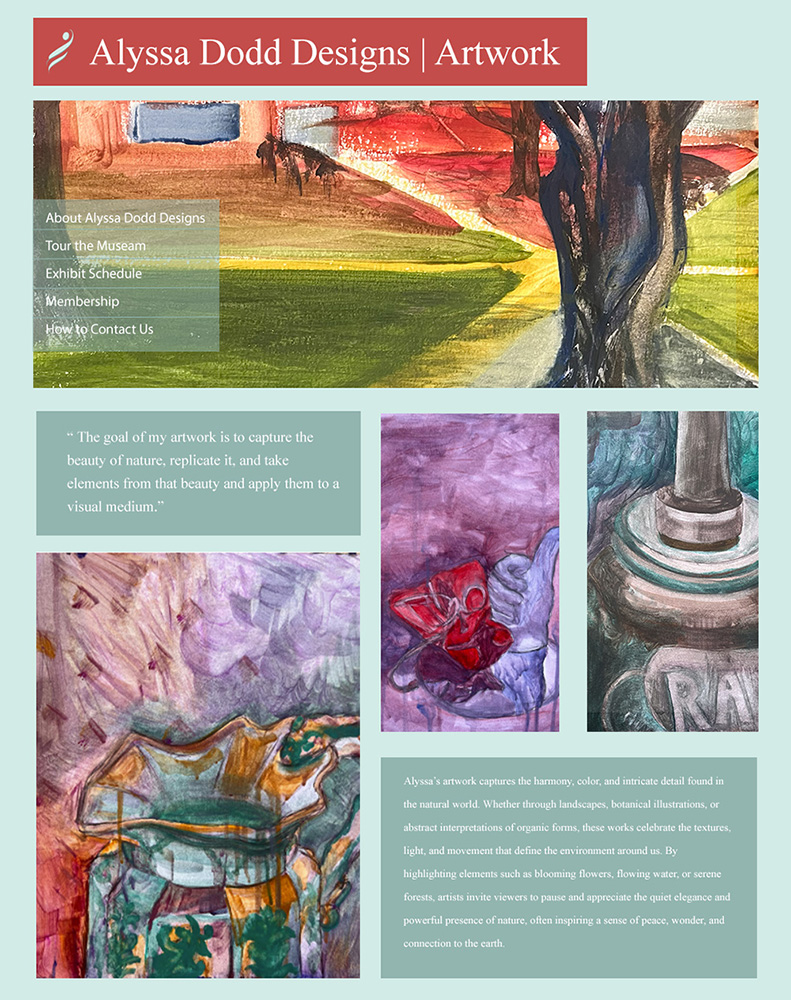 Personal Studio Art Layout.